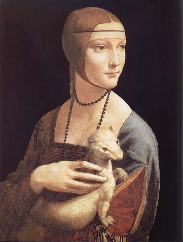 Leonardo  Da Vinci Lady with Emine oil painting picture